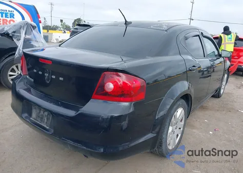 2012 Dodge Avenger Se from USA, damaged, VIN 1C3CDZAB1CN272672